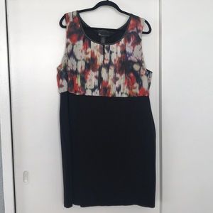 Lane Bryant Multi-color/Black Dress